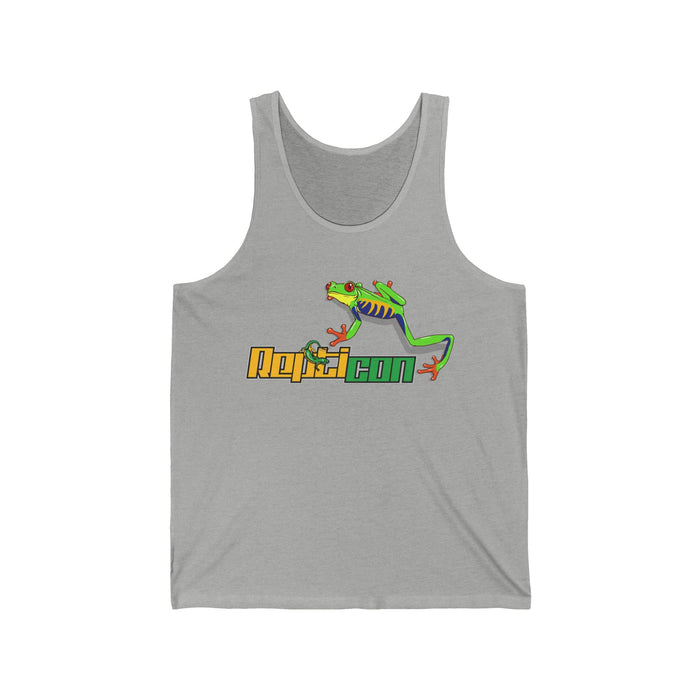 Repticon Unisex Jersey Tank w/ Red Eyed Tree Frog