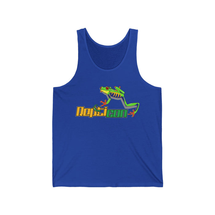 Repticon Unisex Jersey Tank w/ Red Eyed Tree Frog