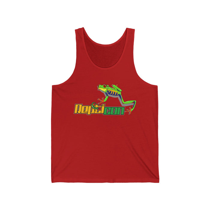 Repticon Unisex Jersey Tank w/ Red Eyed Tree Frog