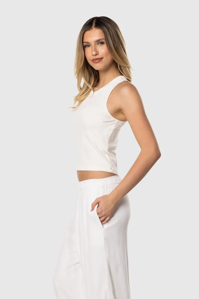 Ribbed Tank Tank Tops - Back