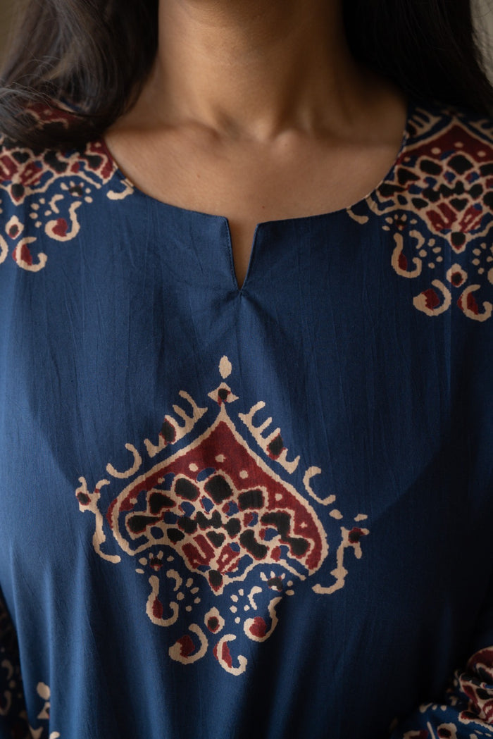 Rika Cotton Lounge Set- Blue Boota