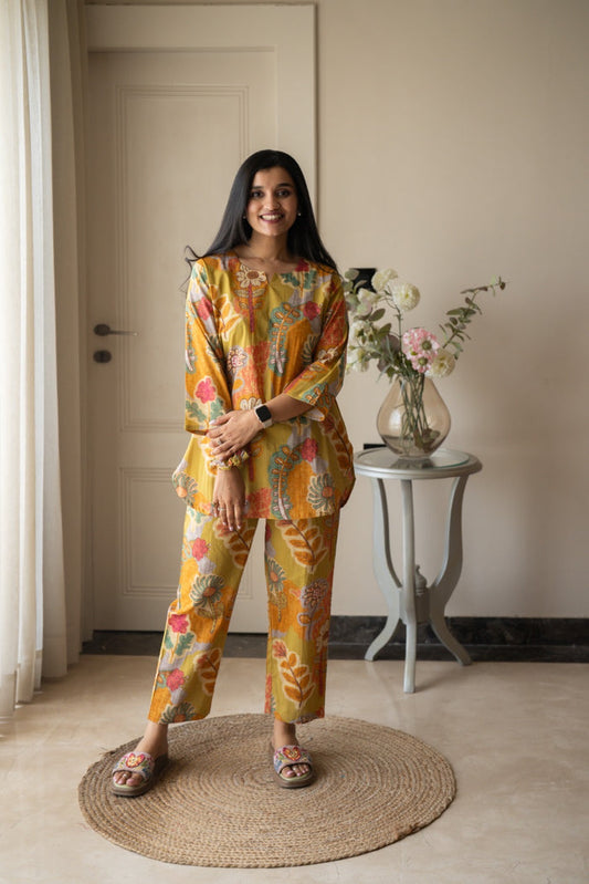Rika Cotton Lounge Set- Colorful