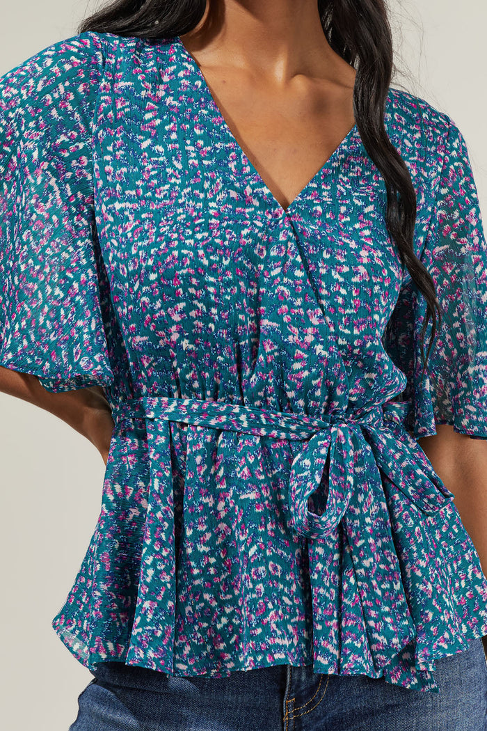 Riley Floral Peplum Blouse