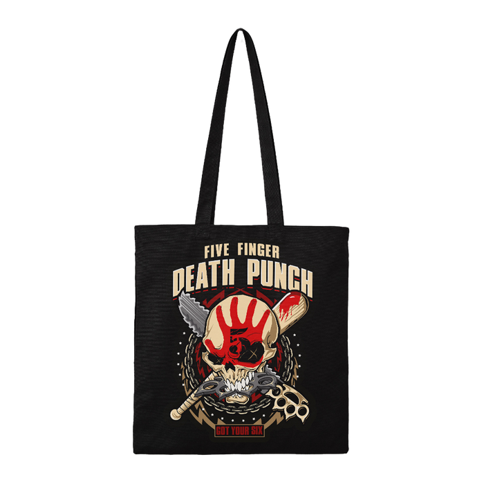 Rocksax Five Finger Death Punch Tote Bag - Got Your Six