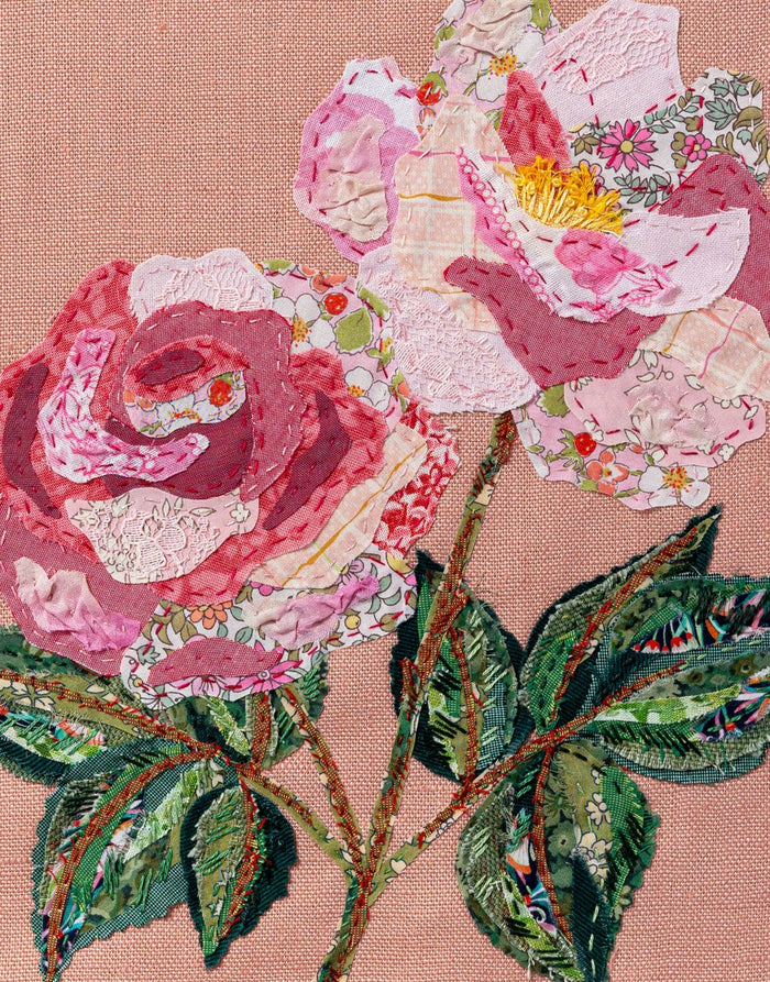 Rose Slow Stitching Kit, Wattle & Loop