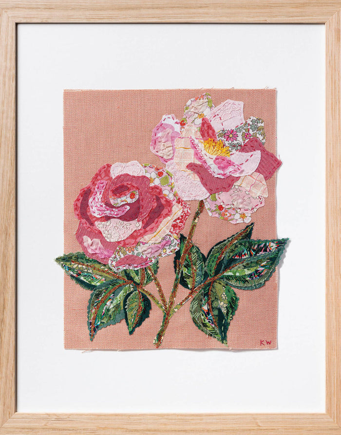Rose Slow Stitching Kit, Wattle & Loop
