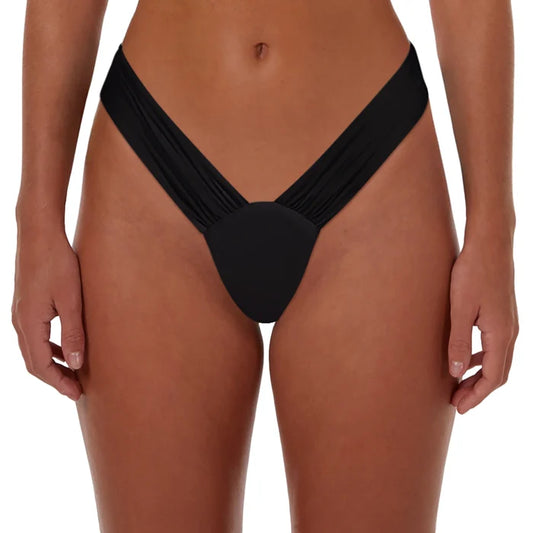 Ruched high bottoms