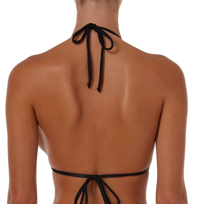 Ruched Triangle String Top
