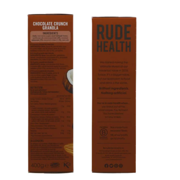 Rude Health Chocolate Crunch Granola 400g