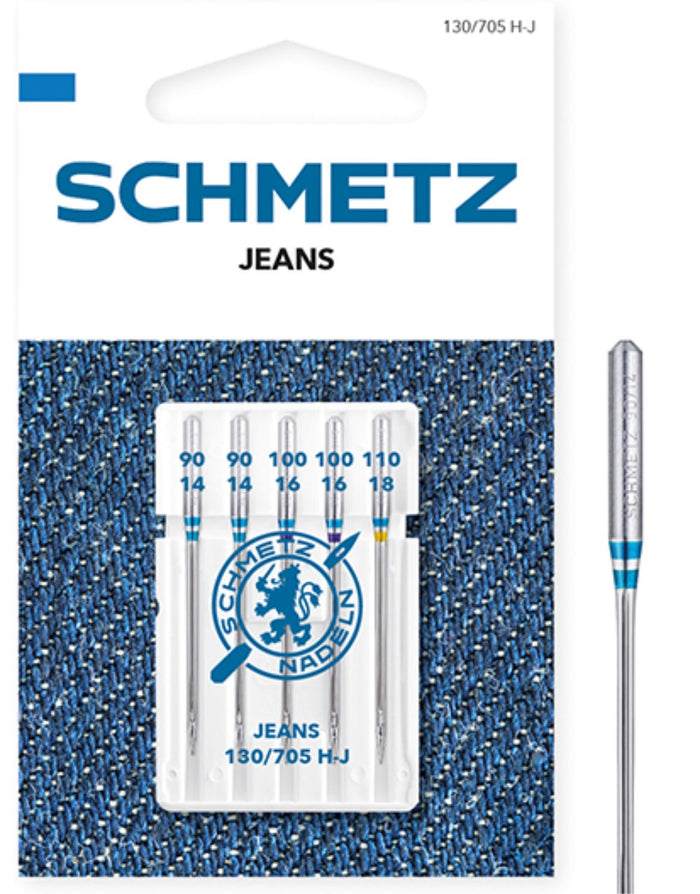 Schmetz Sewing Machine Needles - Jeans - Assorted Sizes