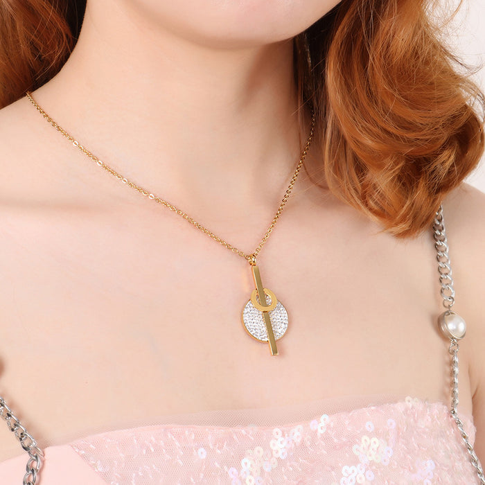 SET567 - Stainless steel Two Piece Jewellery Set
