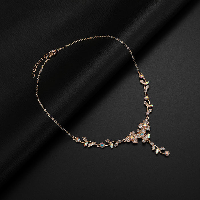 SET609 - Three Flower Leaf New Jewellery Set