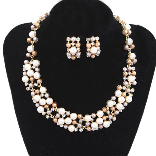 SET621 - Fashion Pearl Necklace Set