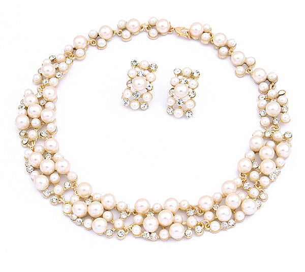 SET621 - Fashion Pearl Necklace Set