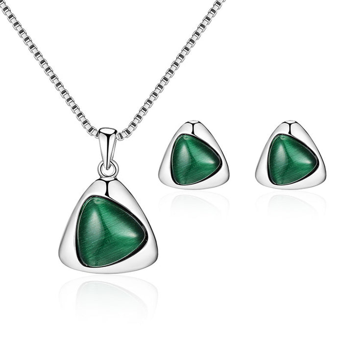 SET628 - Cat Eye Necklace Set