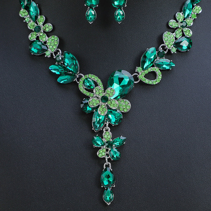 SET649 - Retro Necklace Earrings Set