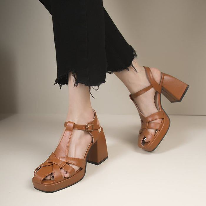 SH360 - Hollow Roman high heels