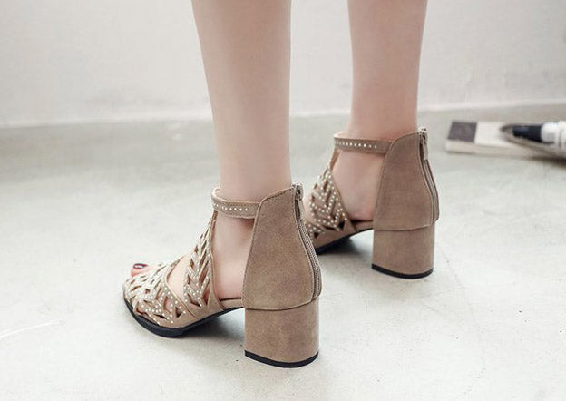 SH362 - Hollow Carved Style Women's Shoes