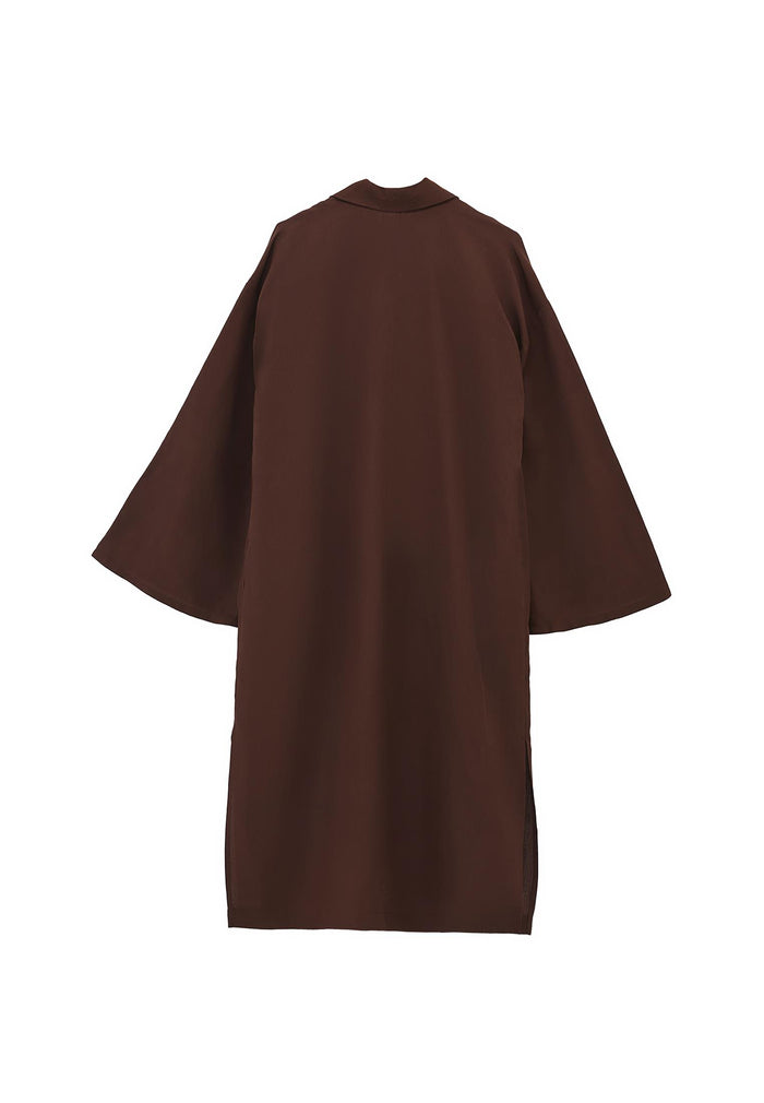 Shawl Collar Kimono - CHICORY COFFEE