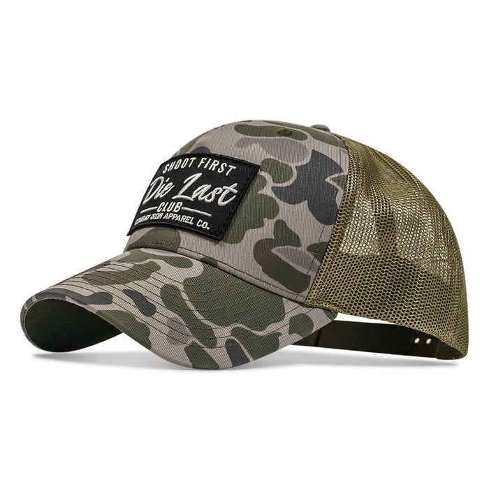 Shoot First. Die Last. Club Patch Snapback
