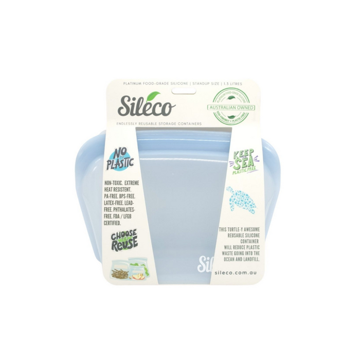 Go-For-Zero-Australia-Sileco-Silicone-Zip-Lock-Bags-1.3 litres-With-Sleeve