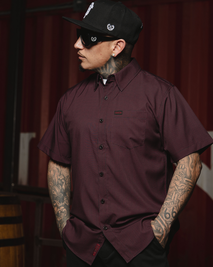 Simple Mind Party Shirt - Black & Red - Dixxon Flannel Co.