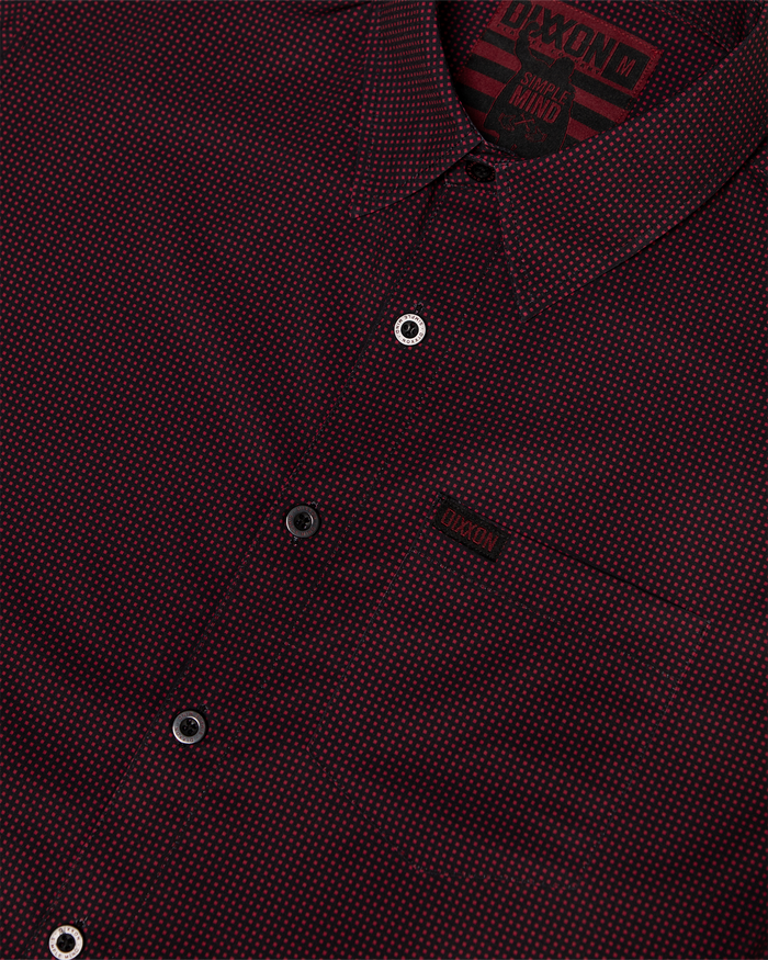 Simple Mind Party Shirt - Black & Red - Dixxon Flannel Co.
