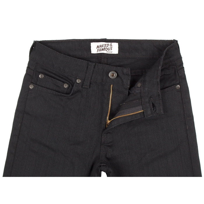 Skinny - Black Power Stretch by Naked & Famous Denim