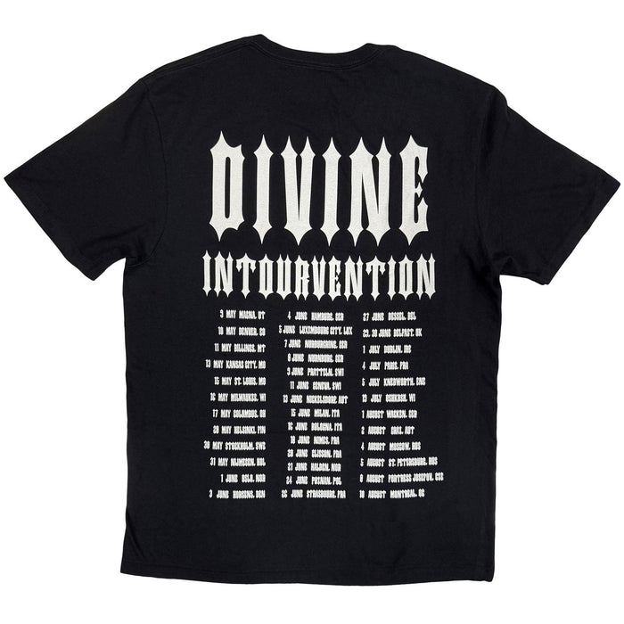 SLAYER - DIVINE INTERVENTION 2014 DATES - T-Shirt Black (Back Print)