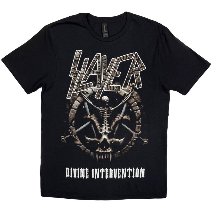 SLAYER - DIVINE INTERVENTION 2014 DATES - T-Shirt Black (Back Print)