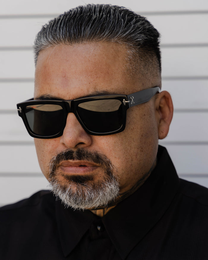 Sledge Sunglasses - Black & Grey Polarised