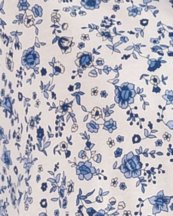 Slenderella Blanche Floral Long Sleeve Cotton Pyjamas - Image 3 - The Classic Boutique