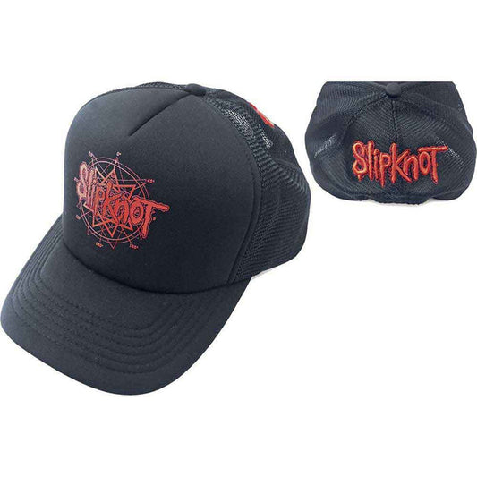 SLIPKNOT - LOGO - Mesh Back Cap Black