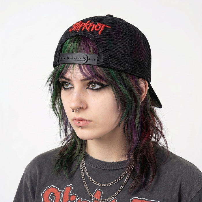 SLIPKNOT - LOGO - Mesh Back Cap Black