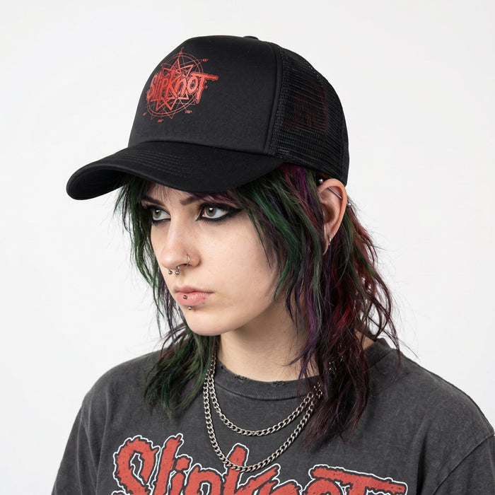 SLIPKNOT - LOGO - Mesh Back Cap Black