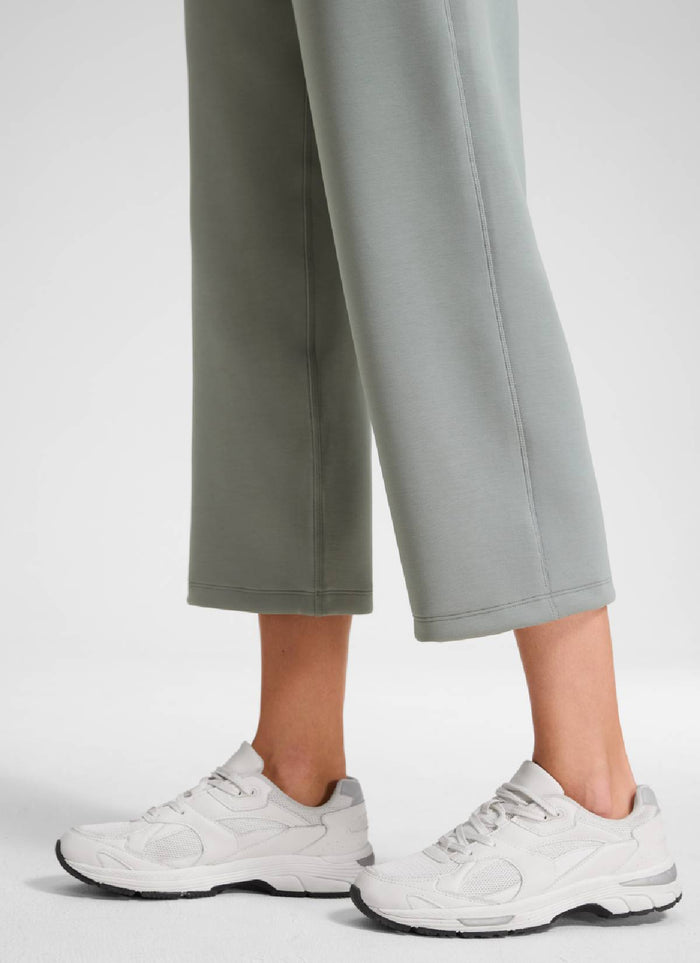 CRZ YOGA Women's SoftAura Casual High Rise Pocket Sweatpant 24" Sterling