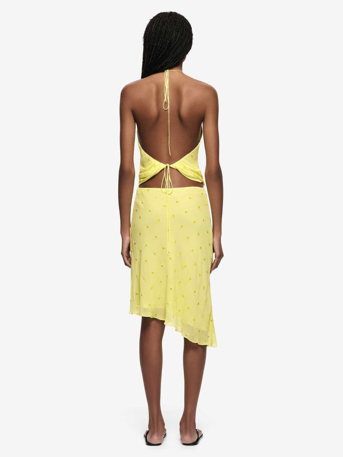 Solace Asym Skirt - Citrus