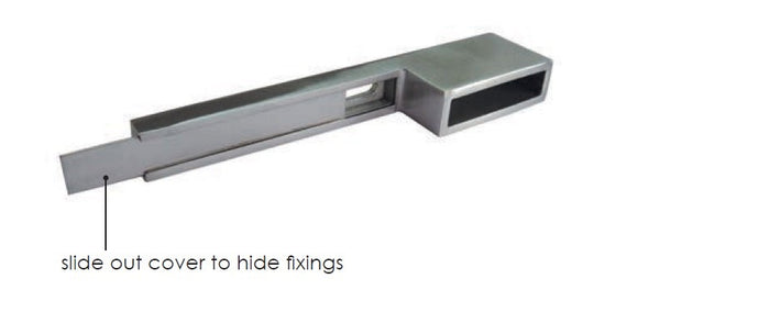 SOLO 50x10mm, EXTENDED WALL PLATE - Image 1