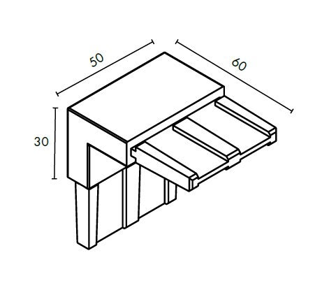 SOLO and 50X10 RANGE STAINLESS STEEL 316 VERTICAL 90 Degrees JOINER - Image 2