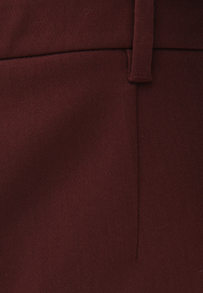 Spanish Leg High Waist Pants - BITTER CHOCOLATE