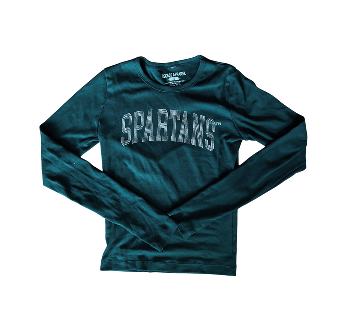 Spartans Rhinestone Freshman Long Sleeve