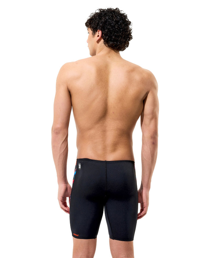 Speedo Boys Fastskin Endurance+ Max High Waisted Swim Jammer - Black/Multi