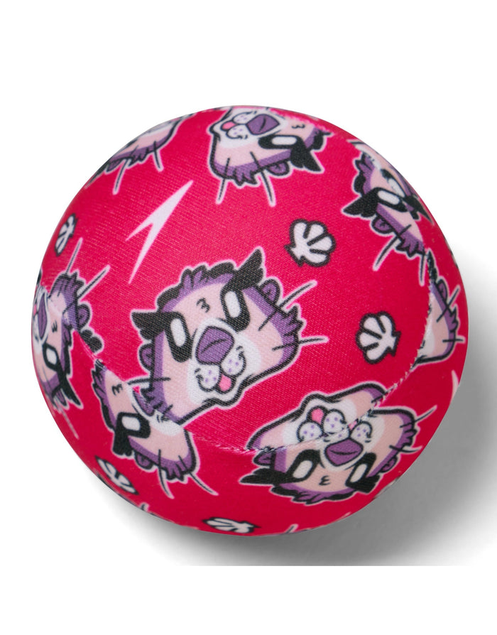 Pink Speedo Character Splash soft pool ball with cartoon cat design