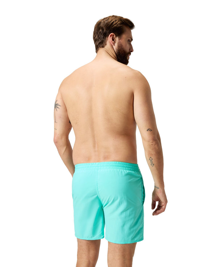 Mint blue Speedo Essentials 16’’ watershorts with drawstring waist and seam pockets