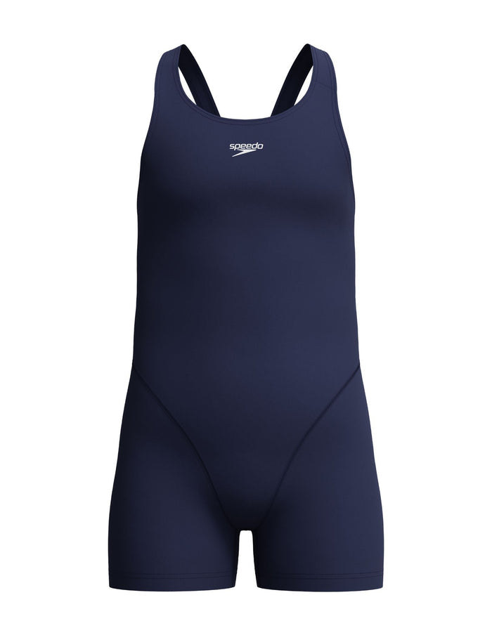 Speedo Girls Essential Endurance Plus Legsuit - Navy