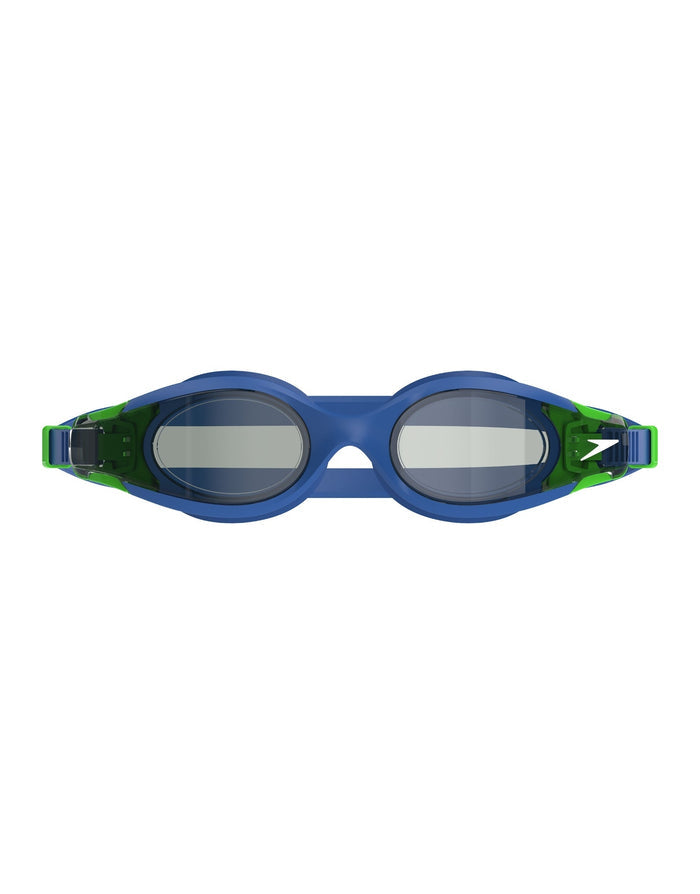 Speedo Hydrosity 2.0 junior swim goggles in blue and green with clear lenses