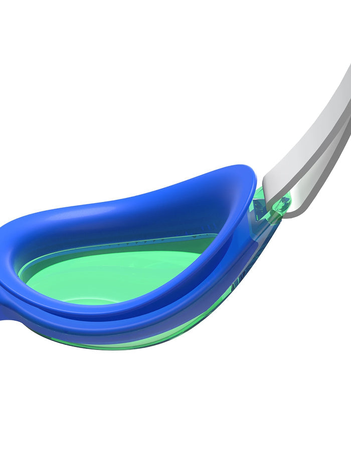 Speedo Hyper Flyer Junior blue green goggles with clear lenses