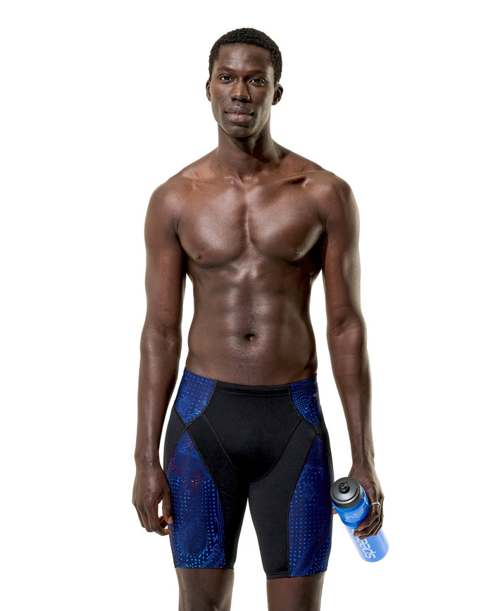 Speedo Max Compression Jammer - Black/Blue