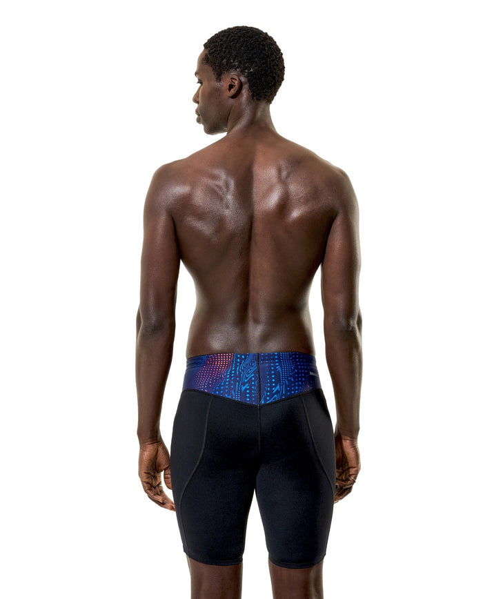 Speedo Max Compression Jammer - Black/Blue