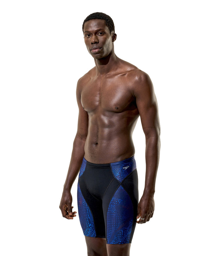 Speedo Max Compression Jammer - Black/Blue